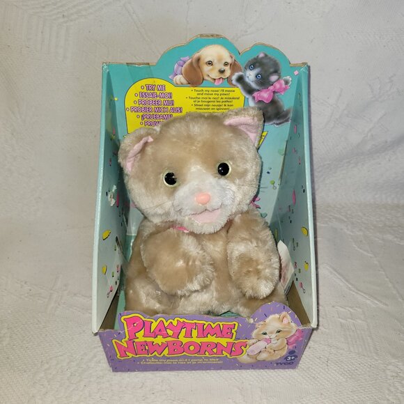 Tyco Other - Vintage 1994 Tyco Playtime Kitties Stk # 1728-3 Kitty Kitten Coco WORKS